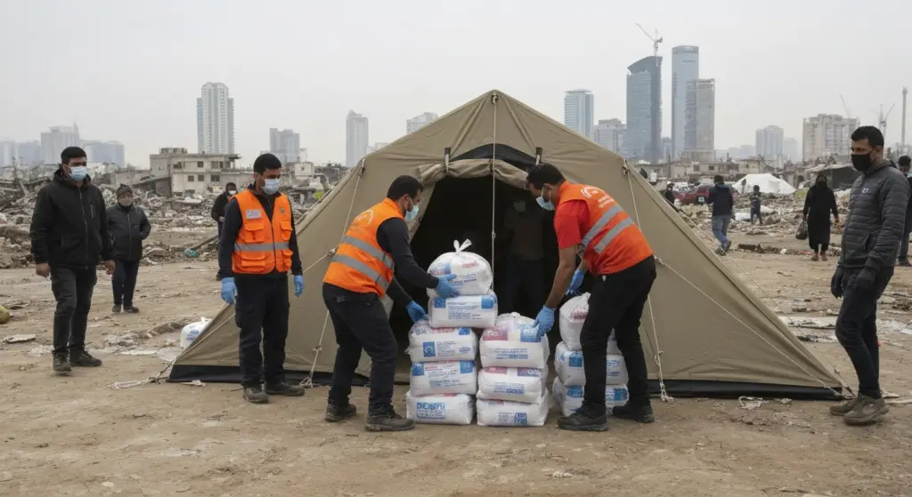 humanitaire solidariteit